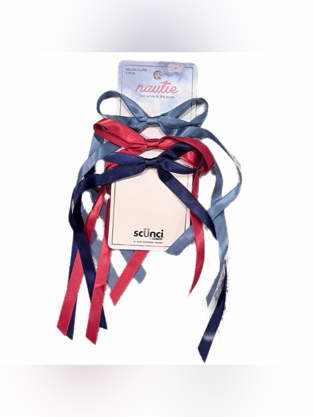 Scunci x Conair Patriotic Nautie Red, White & the Blues Hair Accessory